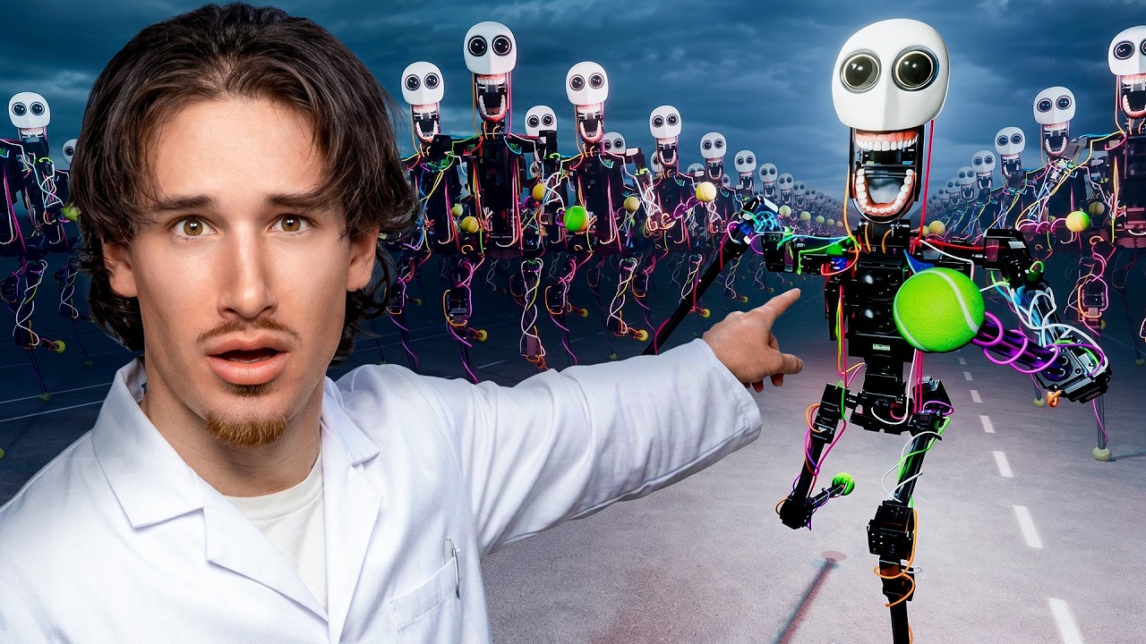 I got a little bit bored so we saw how to destroy a self-aware robot