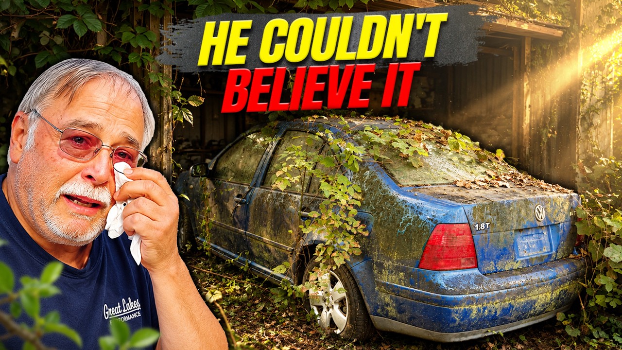 Grandpa cries seeing his deceased wife's Jetta cleaned for the first ...