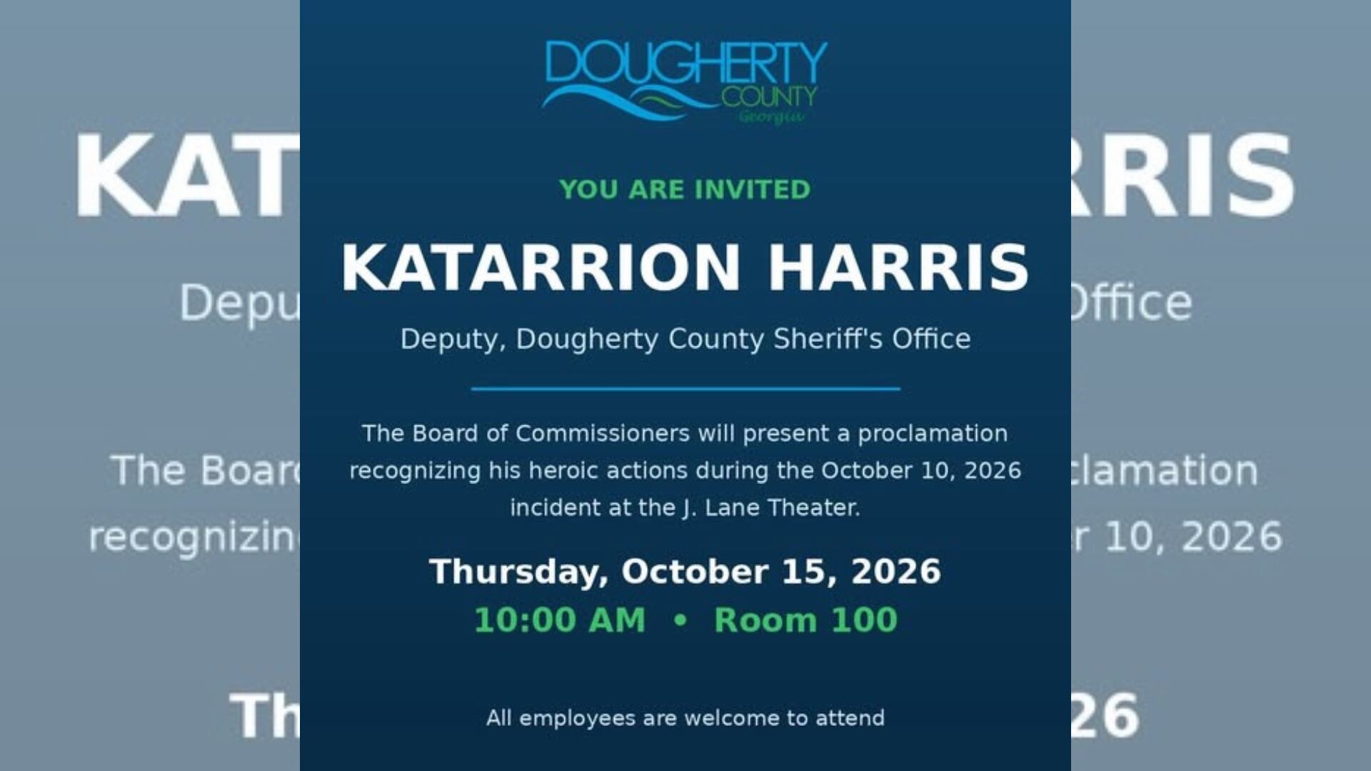 Dougherty Co. deputy to be recognized for heroic efforts during J Lane ...