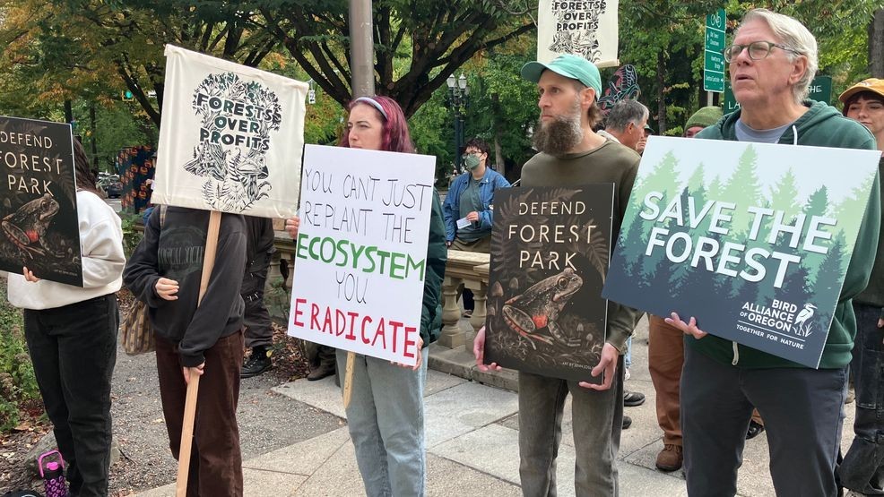 Group rallies against controversial PGE transmission line project in ...