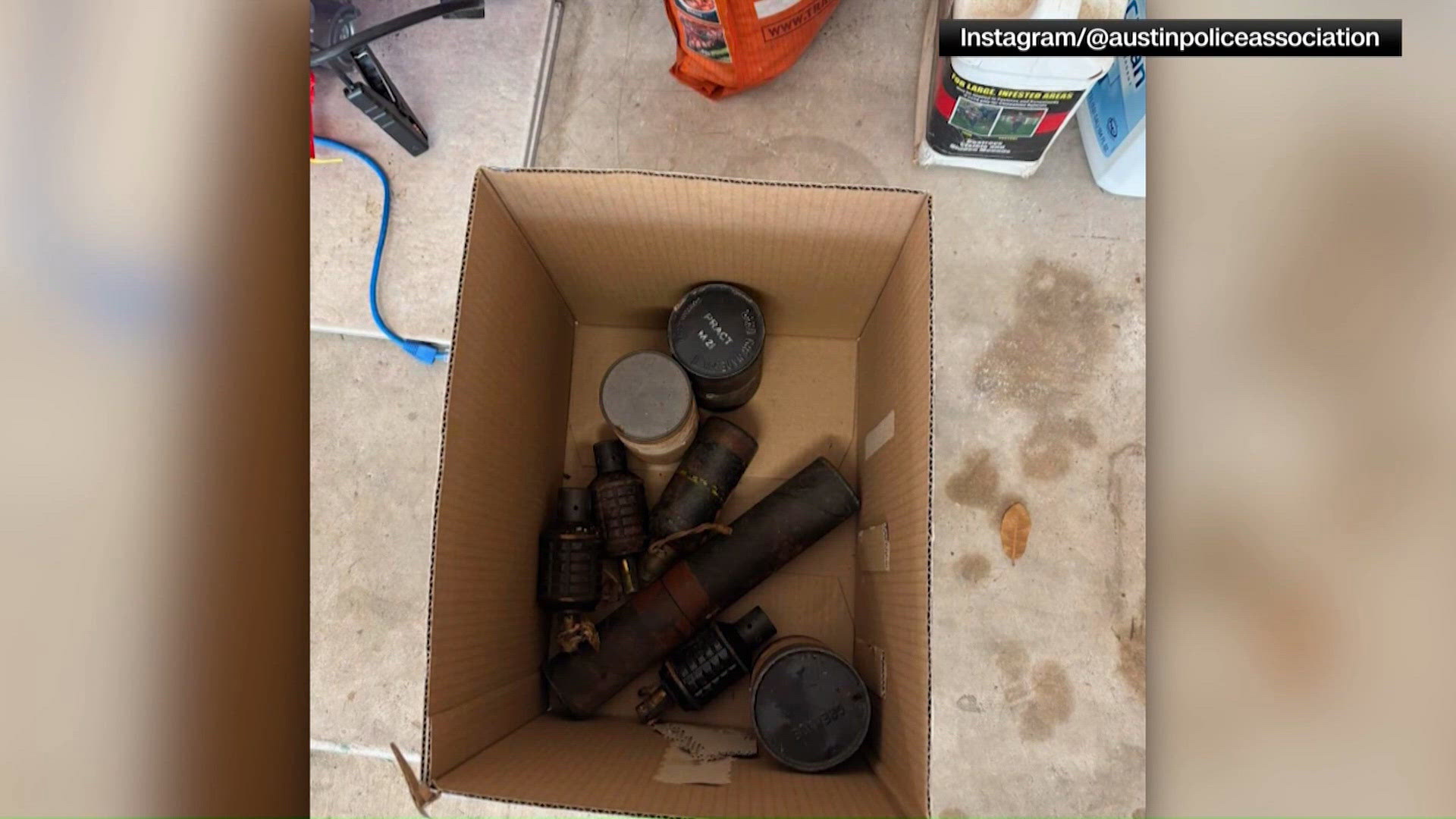 6 apparent World War II-era grenades found in boxes at estate sale