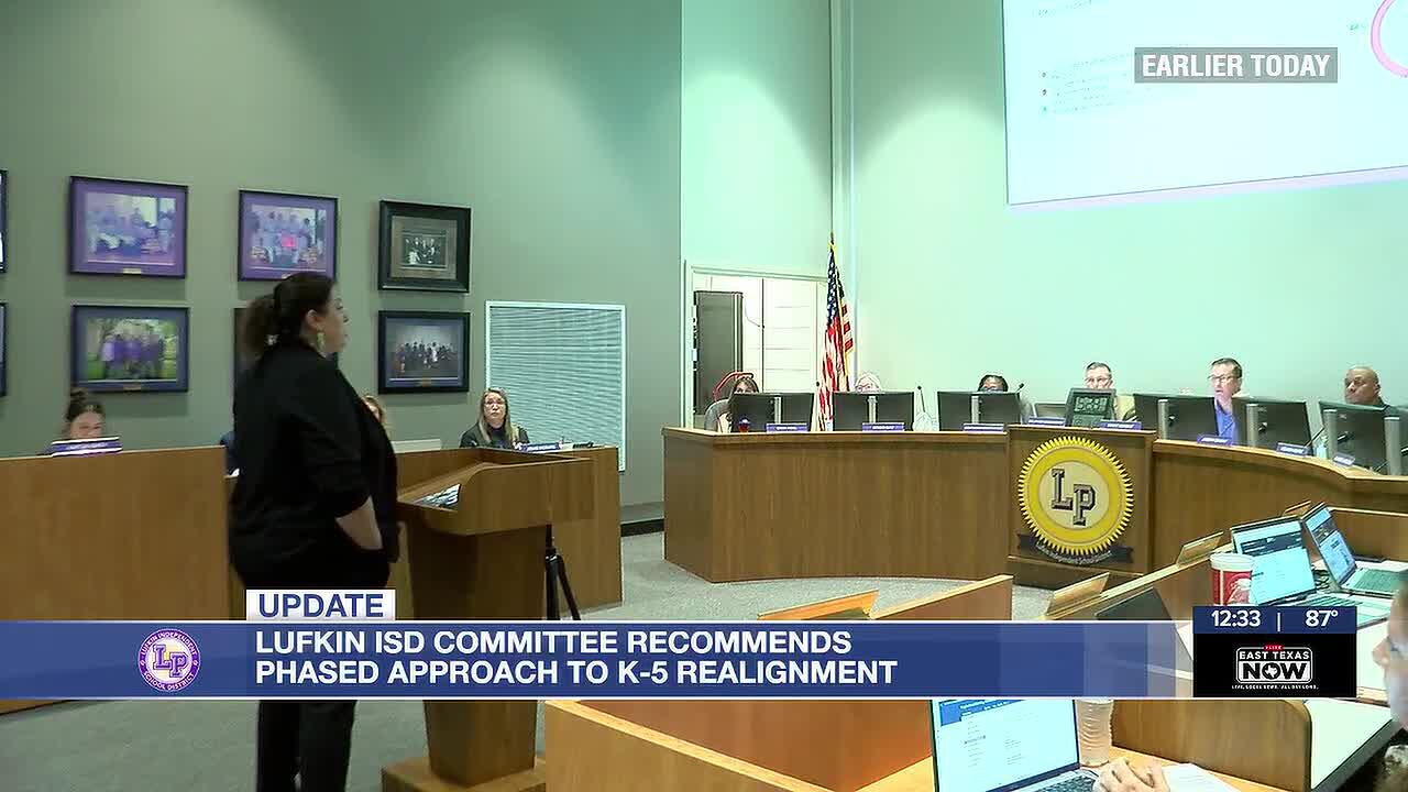 Lufkin ISD could convert primary schools to K-5 campuses starting 2027-28
