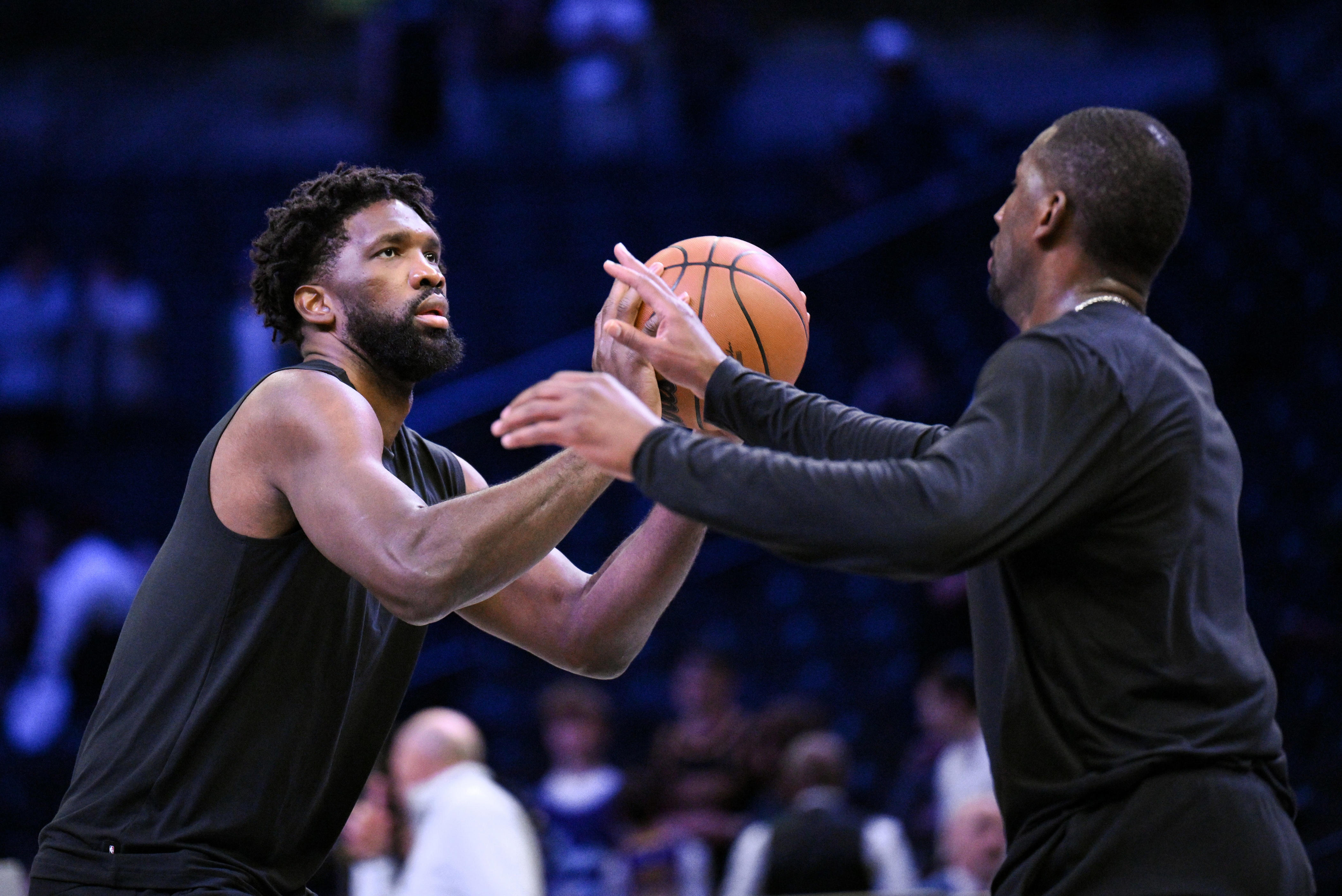 Multiple Sixers give early praise to Joel Embiid for defensive work