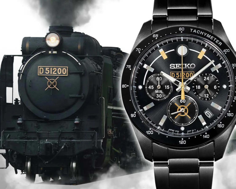 Seiko’s new blacked-out chronograph has an unexpected source of inspiration