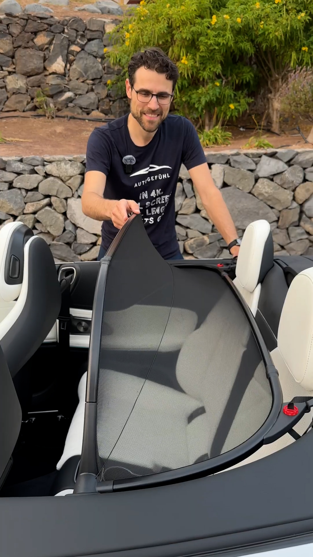 Mercedes CLE Cabriolet features a wind deflector that requires special ...