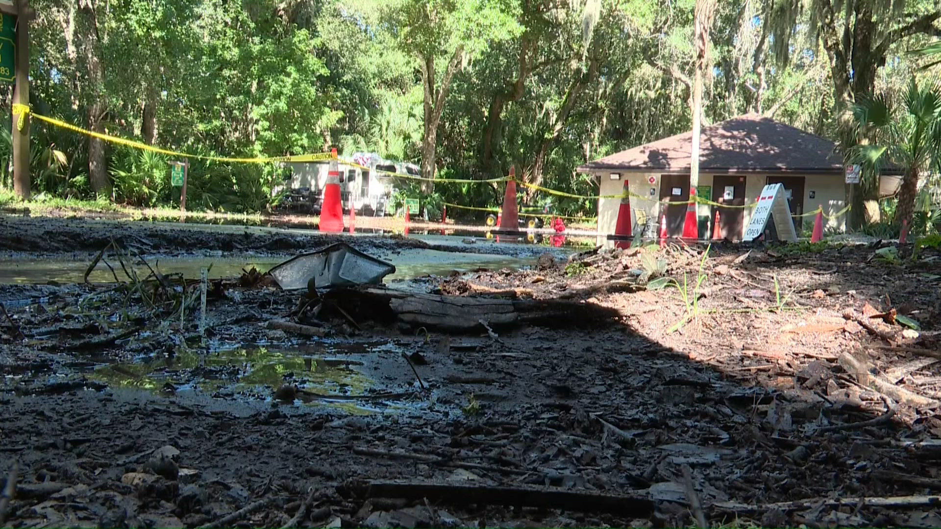 Plumbing issues cause flooding for Hanna Park campers