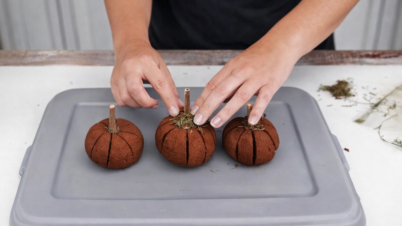 She used craft paper and a woven basket… then created something perfect ...