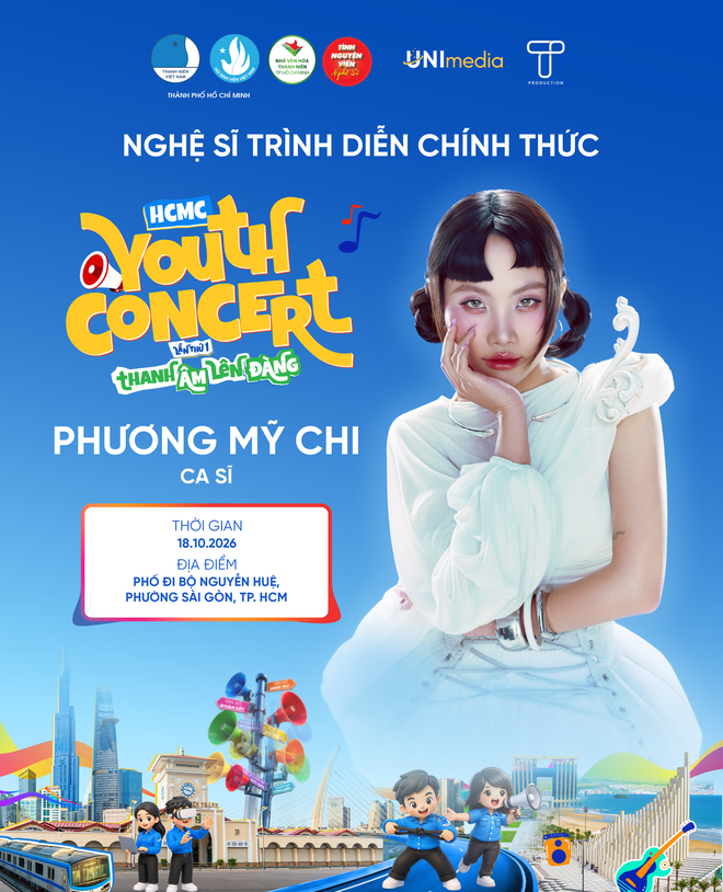 Sẵn sàng cháy hết mình cùng dàn line-up đình đám tại HCM Youth Concert 2026