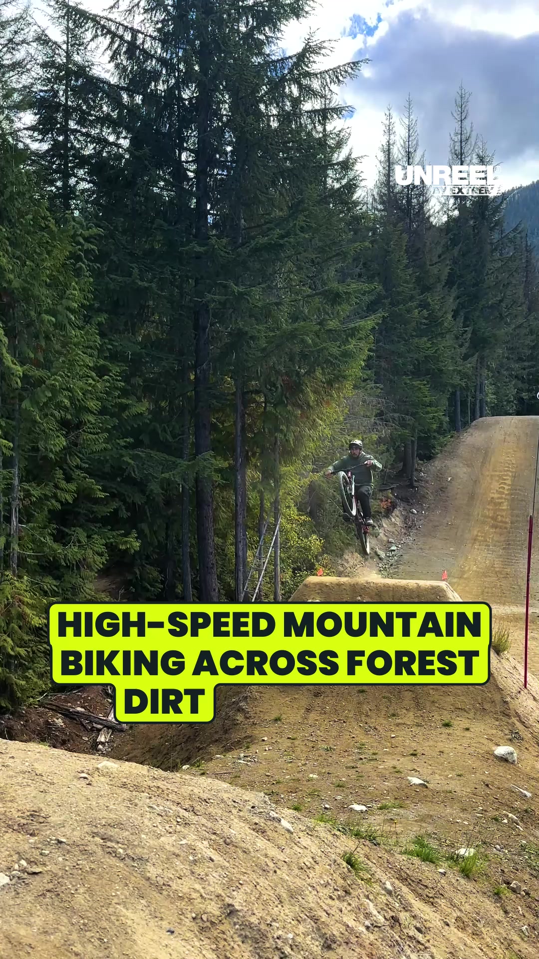 MTB dirt jump lines: High speed forest riding & epic mountain bike drifts!
