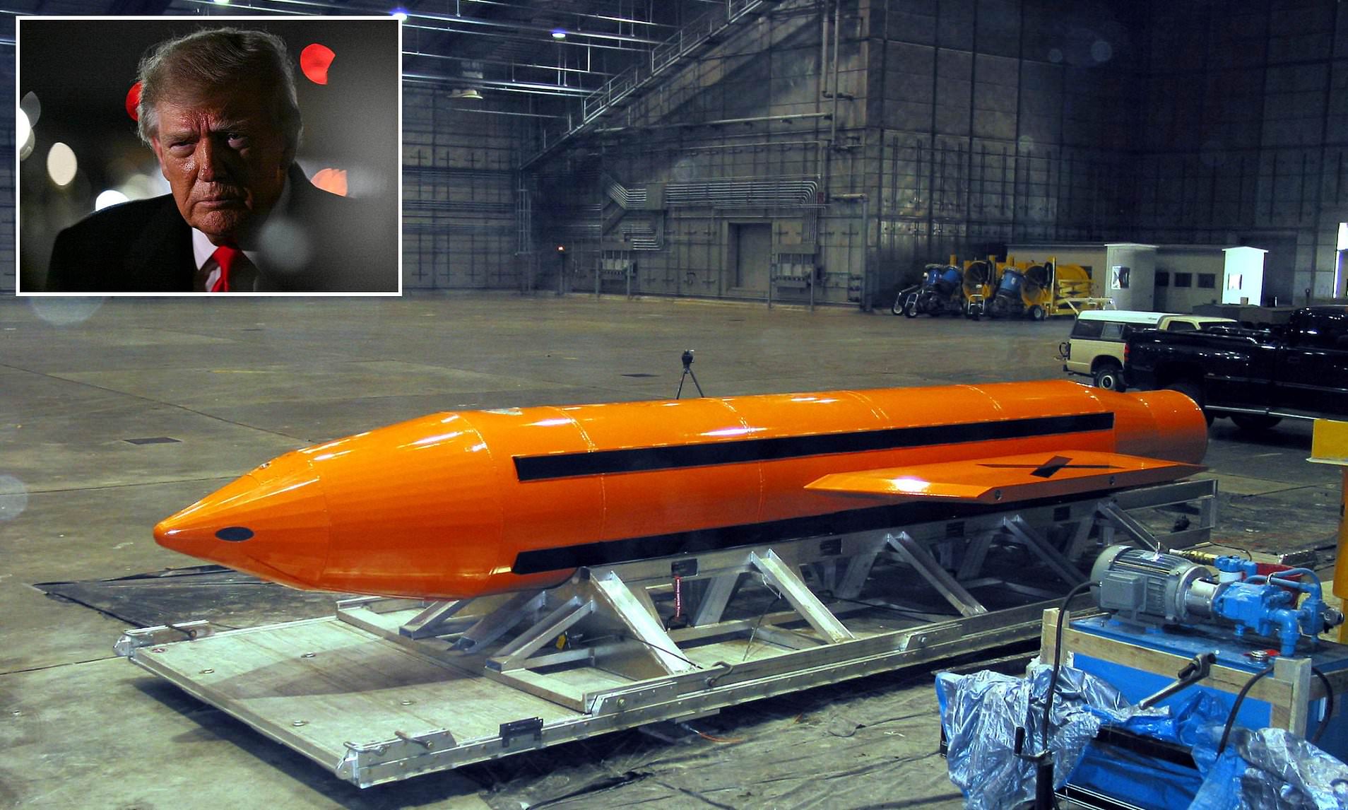rump considers using largest non-nuclear bomb against Iran as president ...