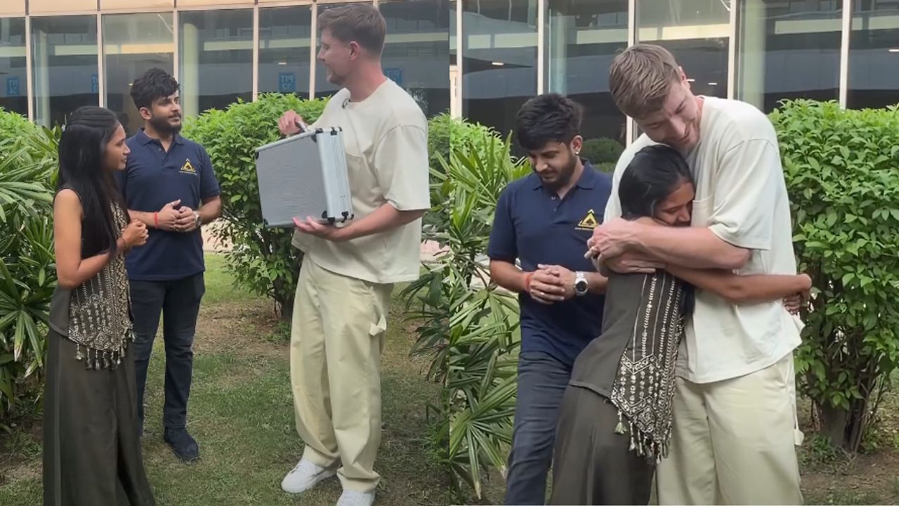 Gujarat woman tagged MrBeast for 365 days while feeding people, here's what happened on day 365 | WATCH