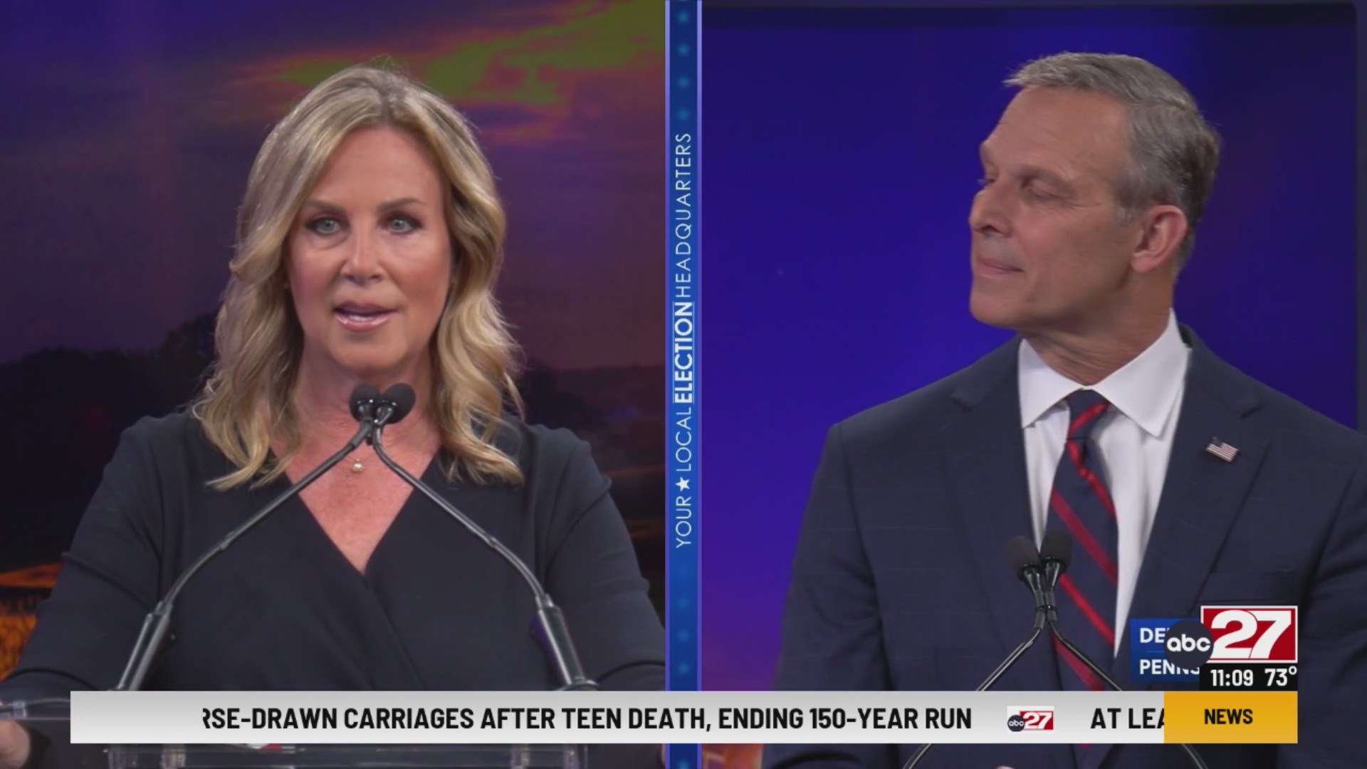 Recapping the 10th District debate between Scott Perry and Janelle Stelson