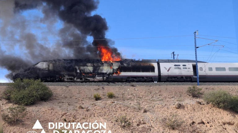 Puente desaparece tras el incendio del AVE, el tercero entre los de la ...