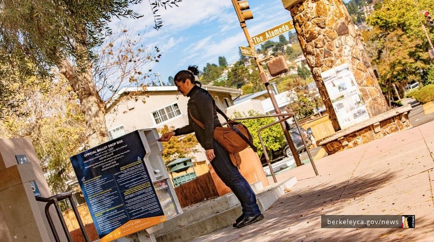 Where to vote in Berkeley: Vote centers and ballot drop boxes