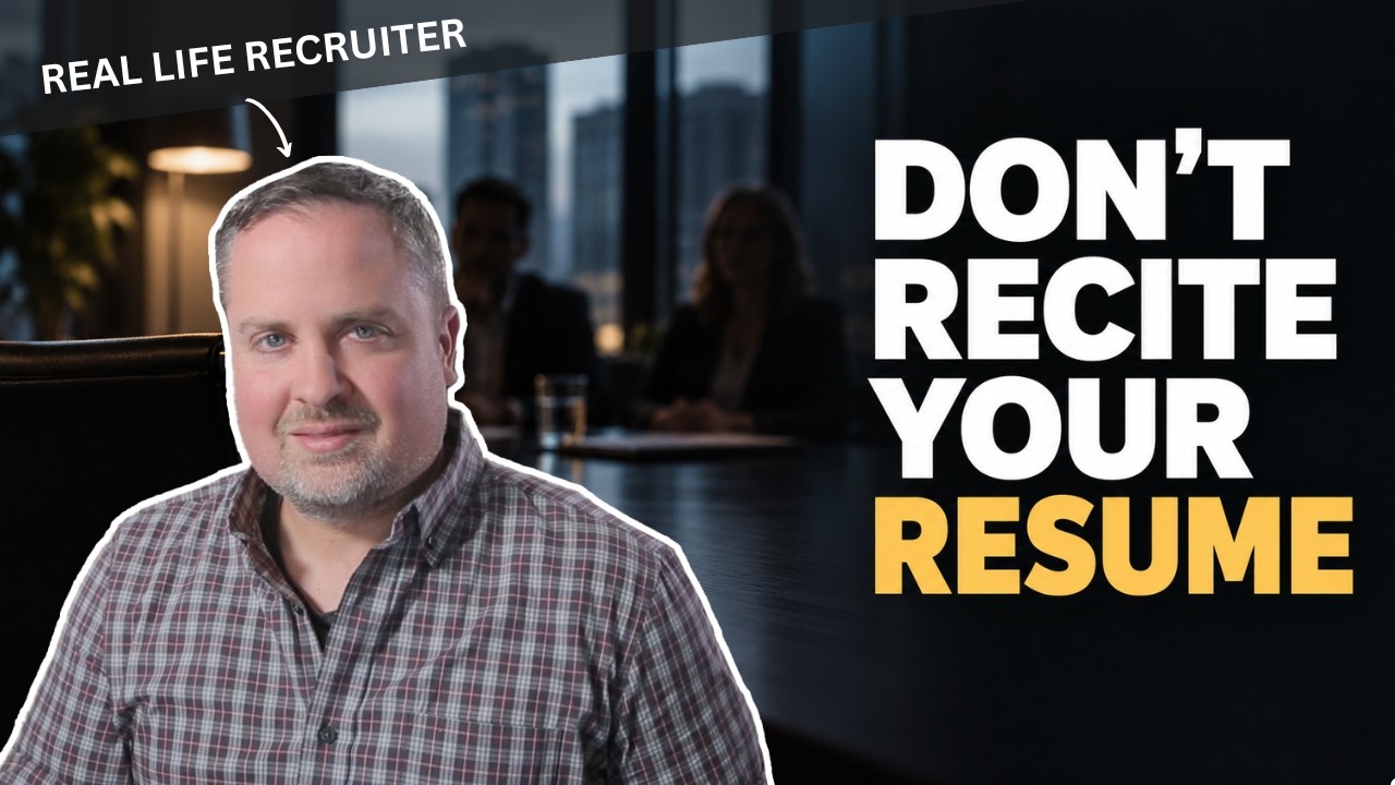 Tell me about yourself: Why your interview answer isn’t working