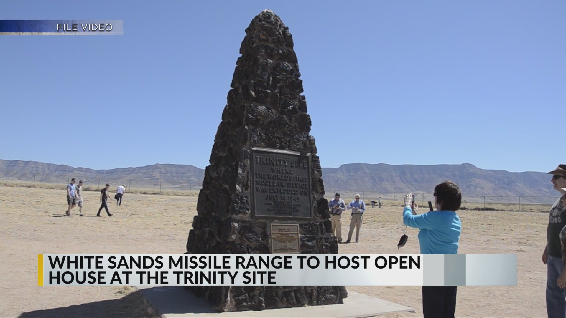 White Sands Missile Range to host open house at Trinity Site