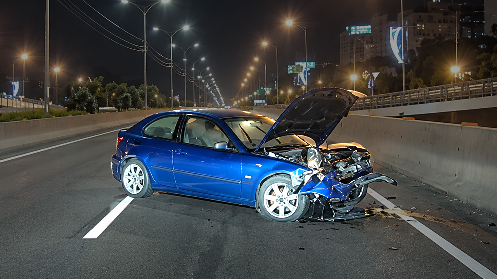 Traffic collision caught on camera