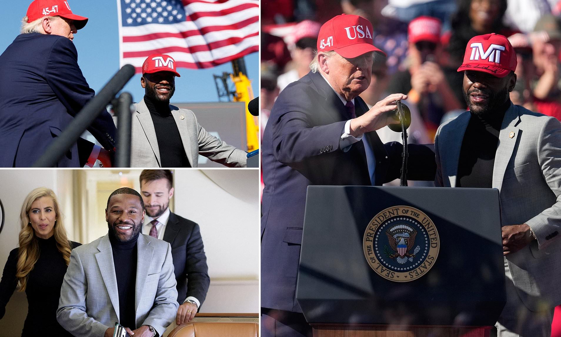 Floyd Mayweather gushes over Donald Trump after president praises boxer ...