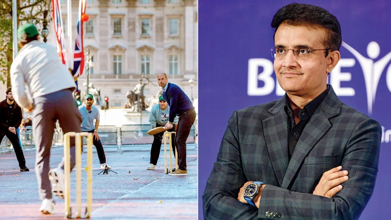 Ajinkya Rahane, Sourav Ganguly joins Prince William for a fun tennis ...