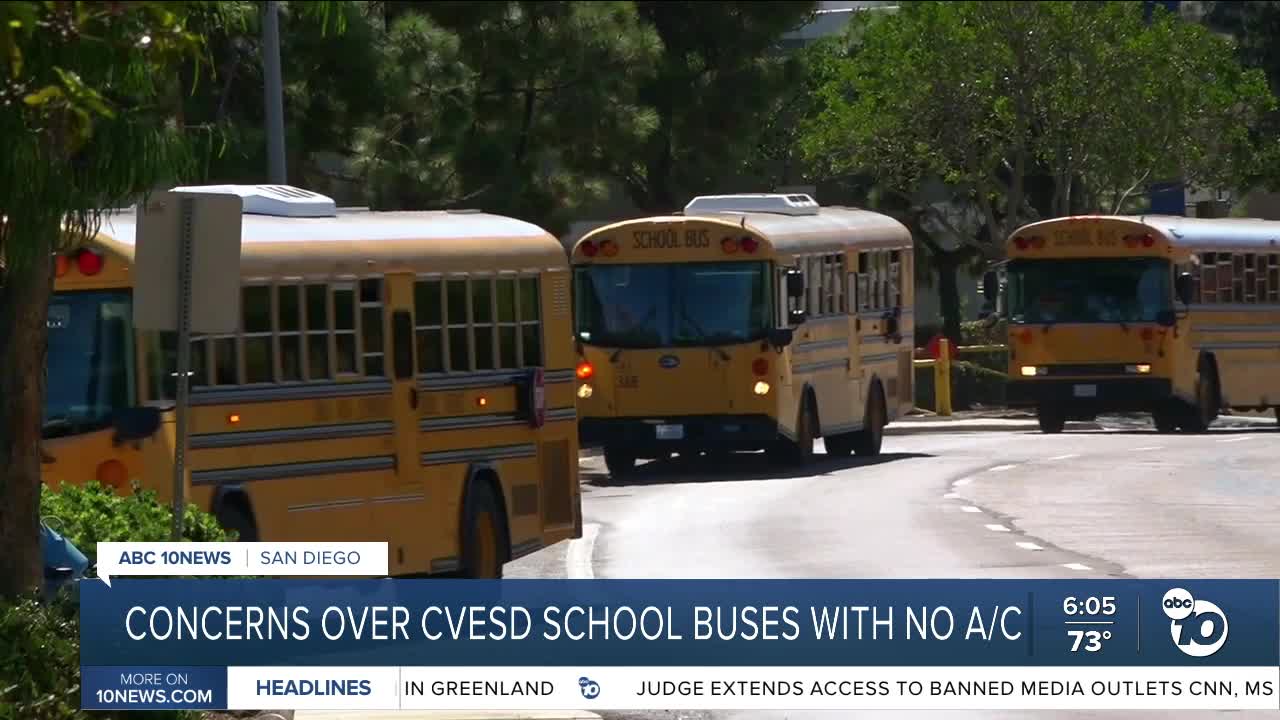 Calls for CVESD to install air conditioning on all school buses