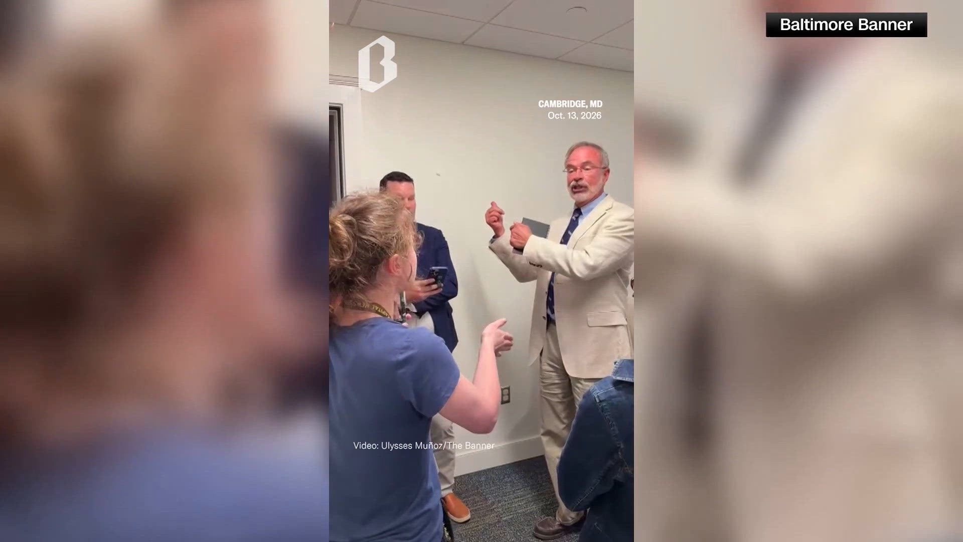 Congressman Andy Harris gets into heated exchange with journalist