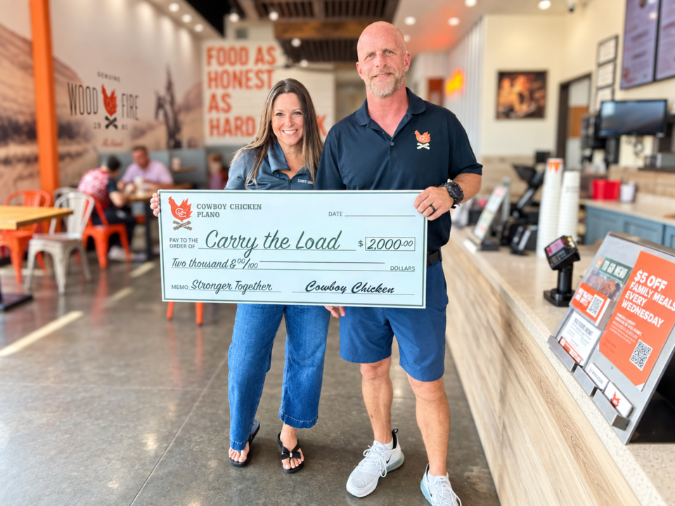 Cowboy Chicken turns Plano grand opening into $2,000 donation