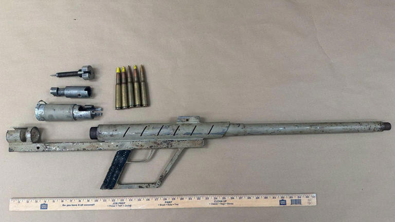 Menifee police find homemade .50-caliber firearm during call for service