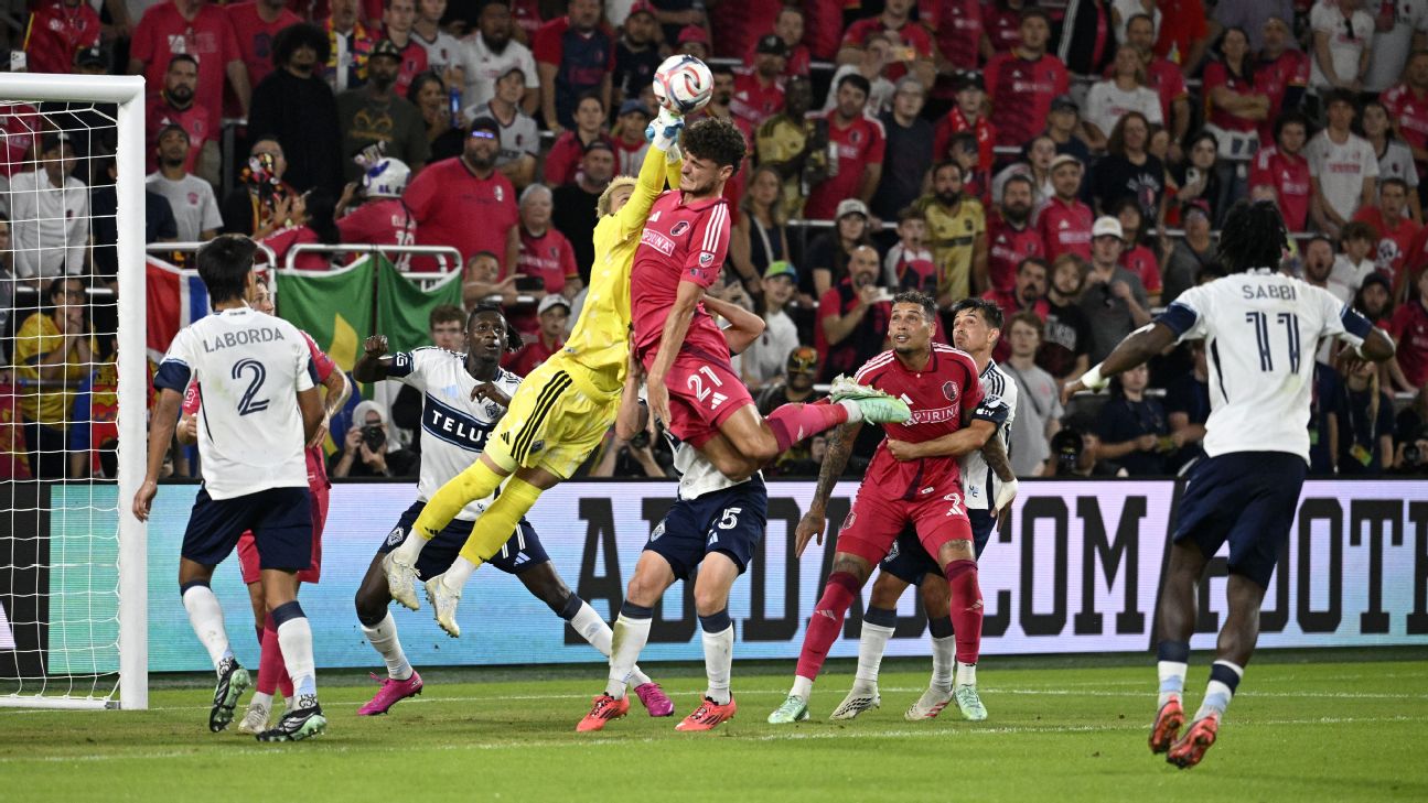 St. Louis City unbeaten run reaches record 21 after draw with Whitecaps