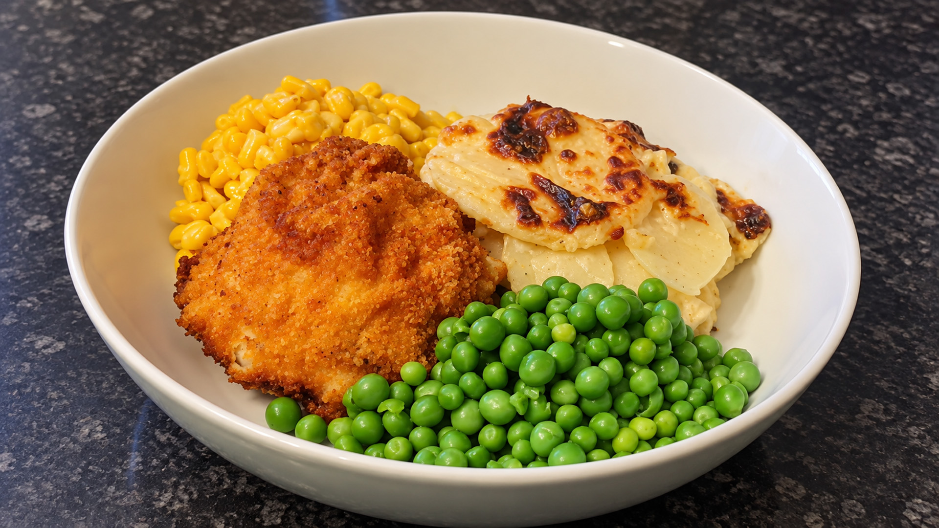 Traditional homemade chicken Kiev recipe with garlic butter