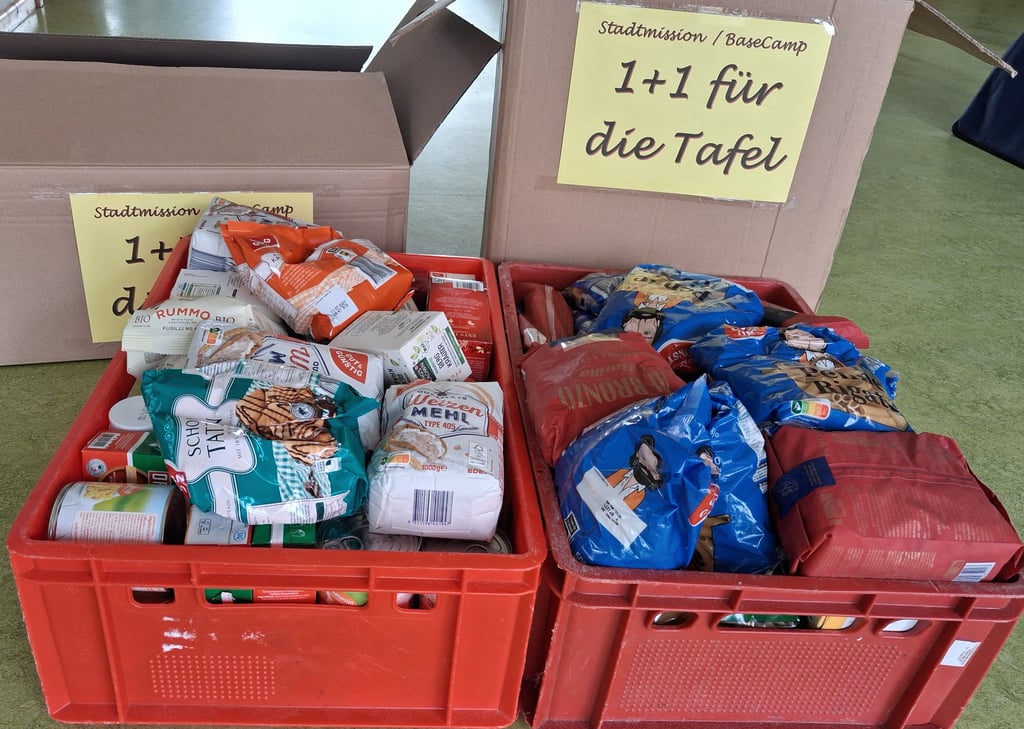 BaseCamp sammelt für jene Bürger in der Stadt, denen wenig zum Leben bleibt