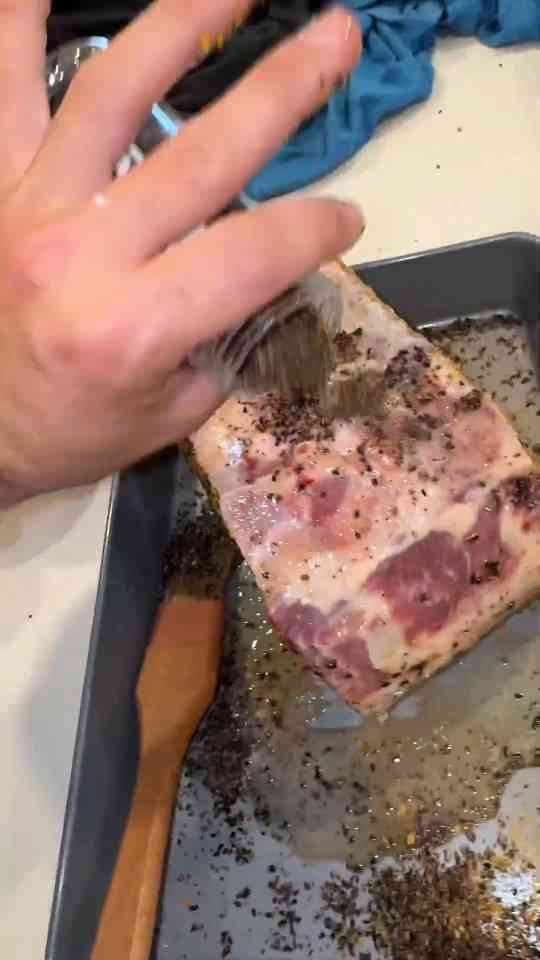 Juicy milk marinated prime rib with Dan Os seasoning