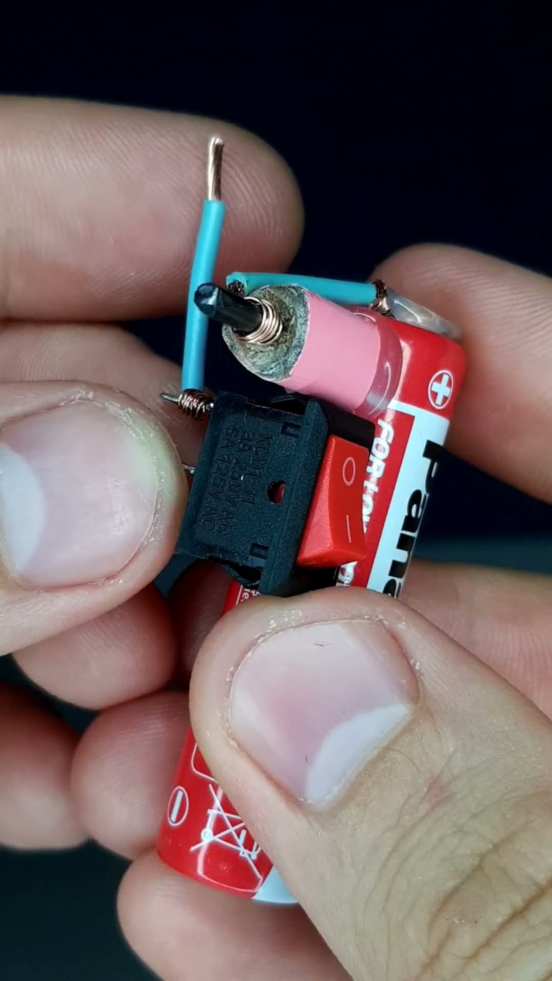 1000°C new best soldering iron from pencil and battery