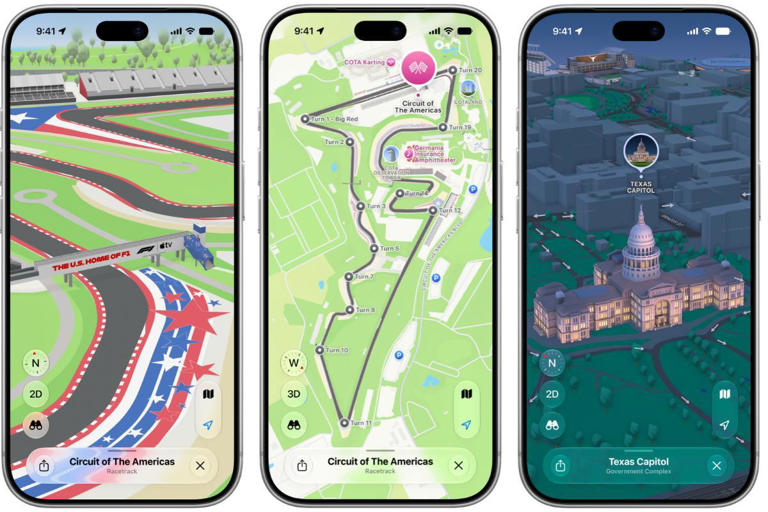 Apple TV offers F1 races at no extra charge as Apple Maps launches its ...
