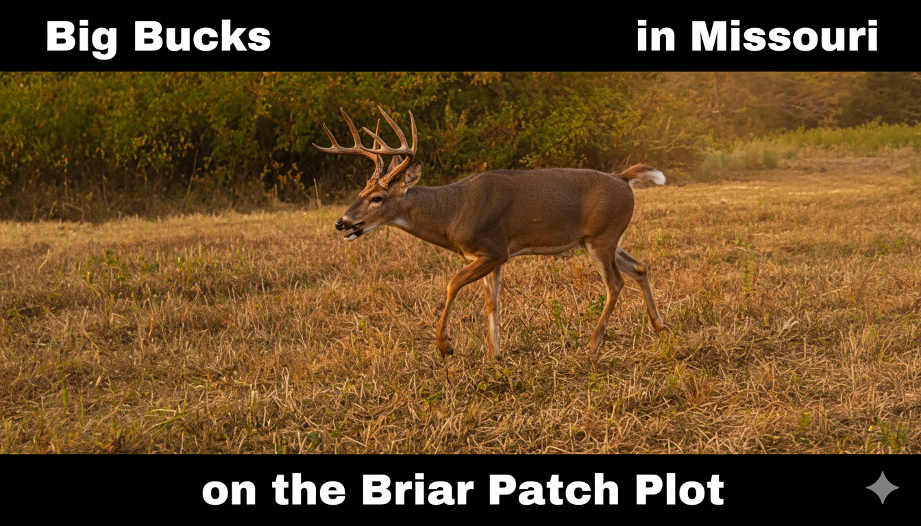 Big bucks on the briar patch plot in Missouri