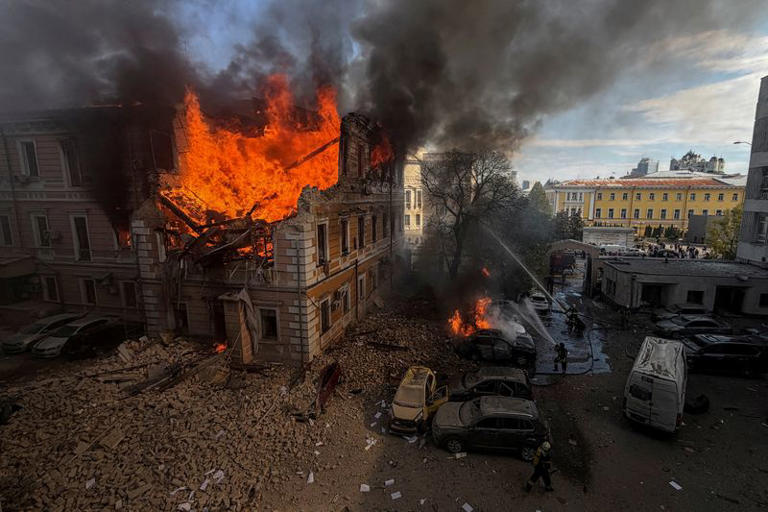 Russia builds major new drone attack base in six weeks, satellite ...