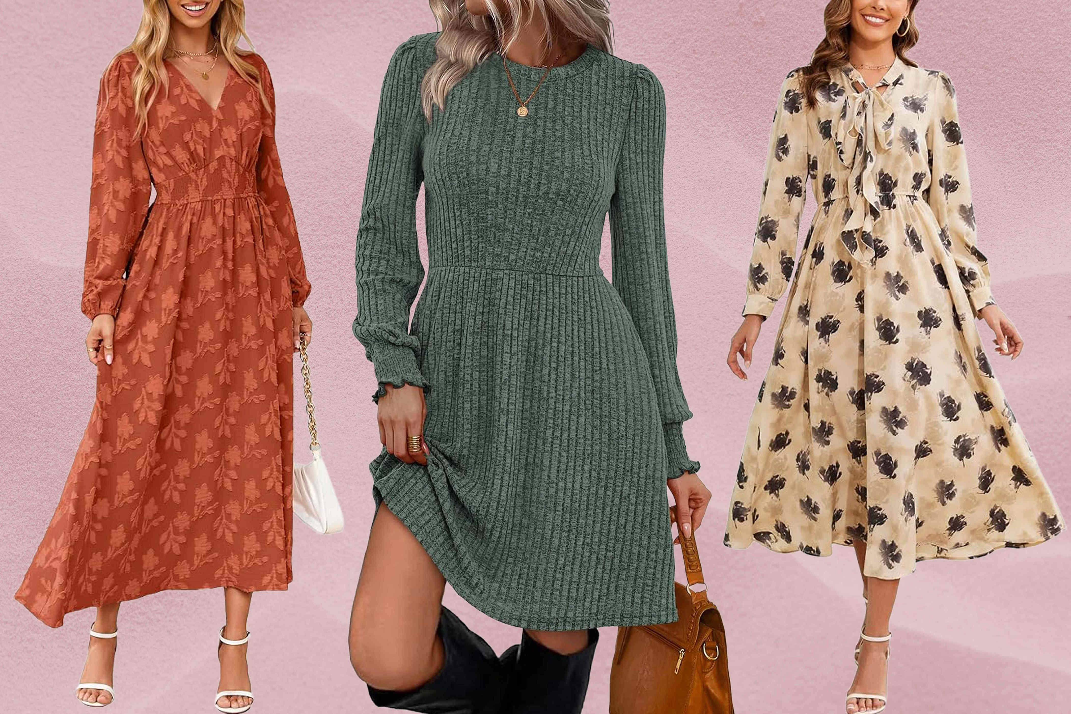 Amazon’s outlet is clearing out fall dresses you can wear through ...