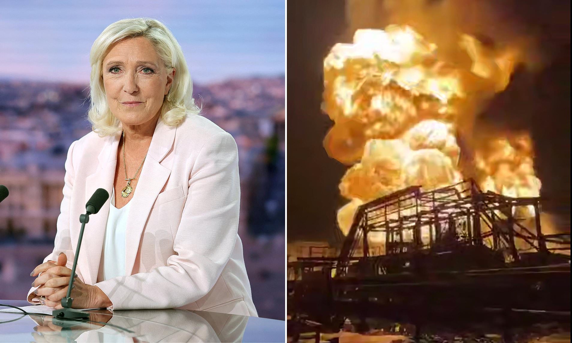 Marine Le Pen vows to halt France's Ukraine aid if elected