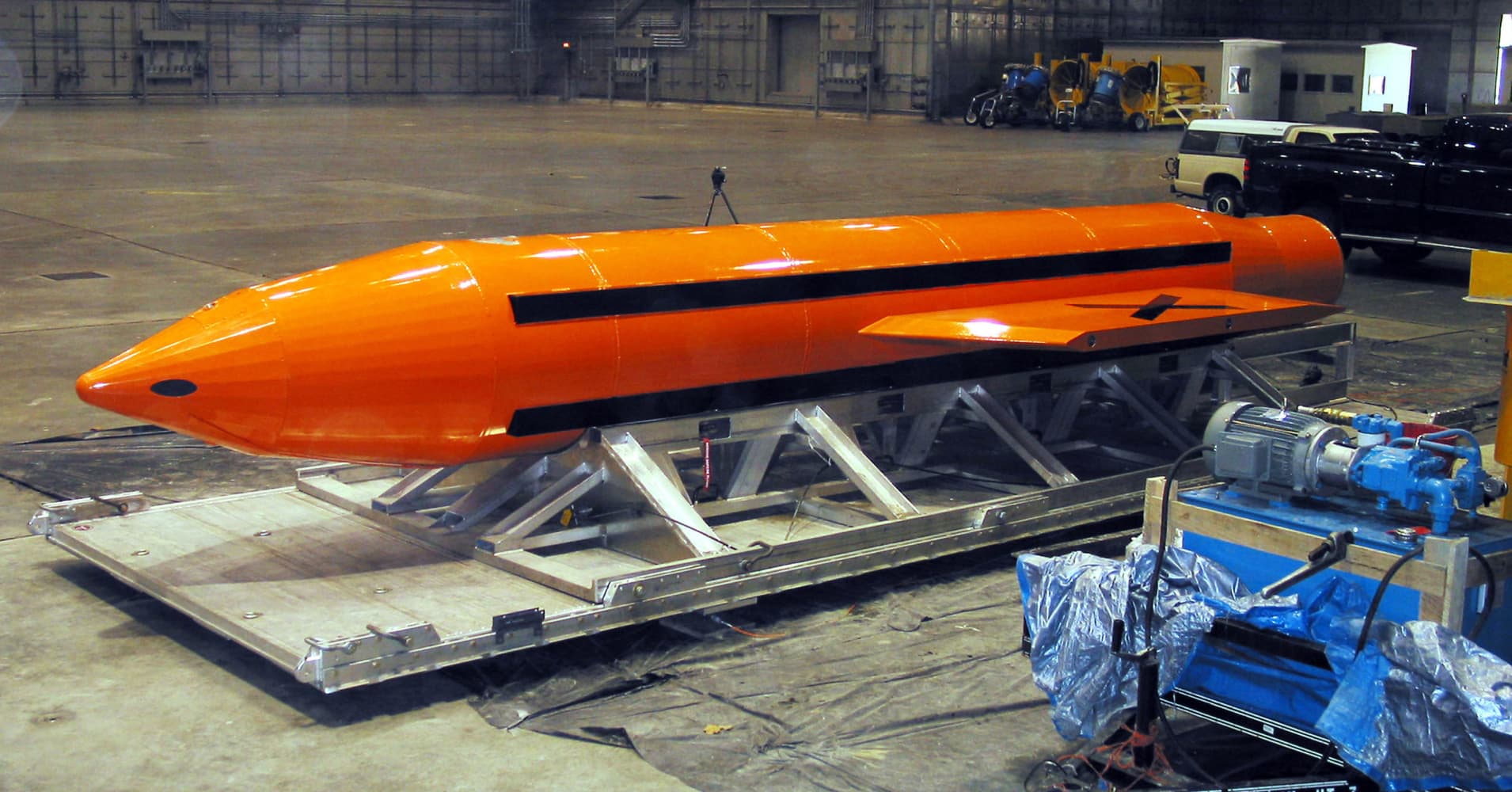 US reportedly considers use of 'mother of all bombs' as Iran vows to fight on