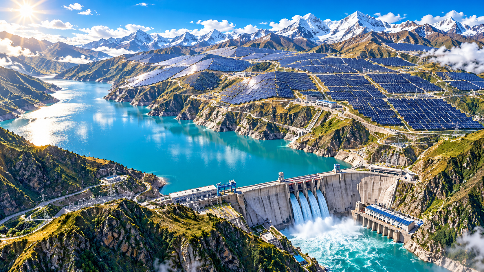 Kela power station - China’s record-breaking solar-hydro project