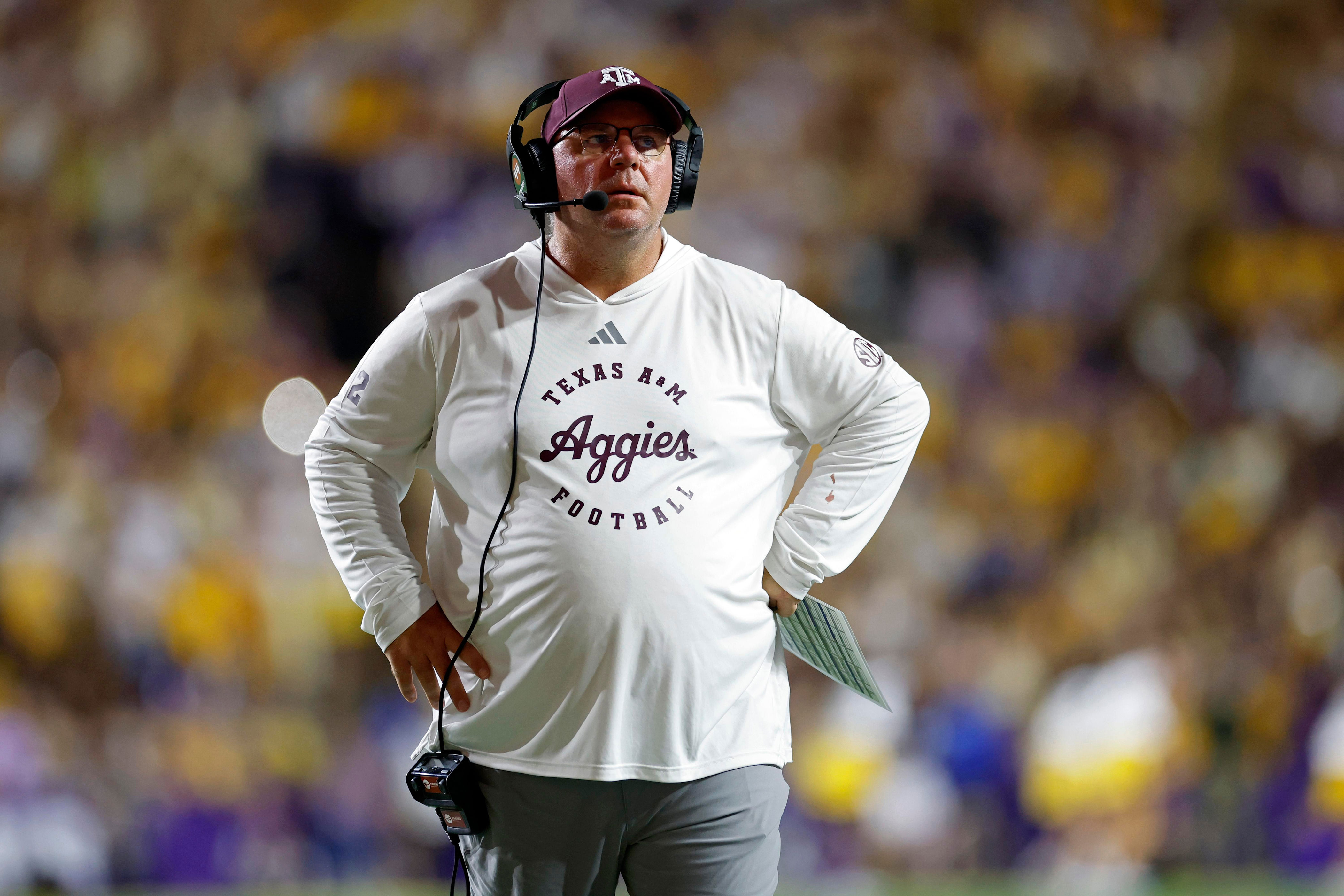 Mike Elko ironically calls out Texas A&M fans who helped get him hired ...