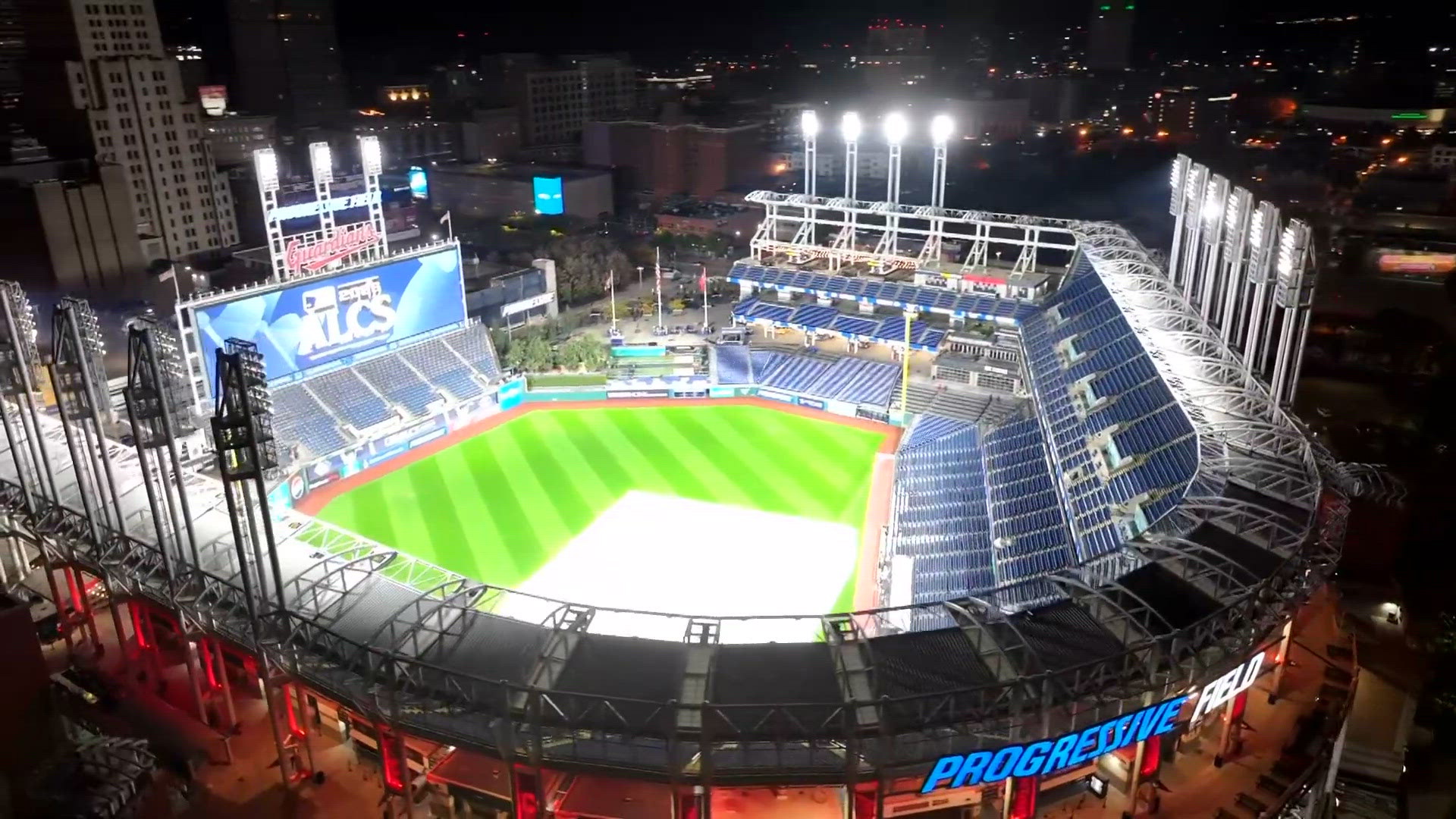 Stand guard! Cleveland Guardians vs. Tampa Bay Rays in ALCS Game 3 at ...