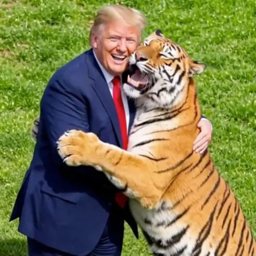 Ông Trump đăng video AI đóng vai 'nạn nhân' vụ hổ vồ