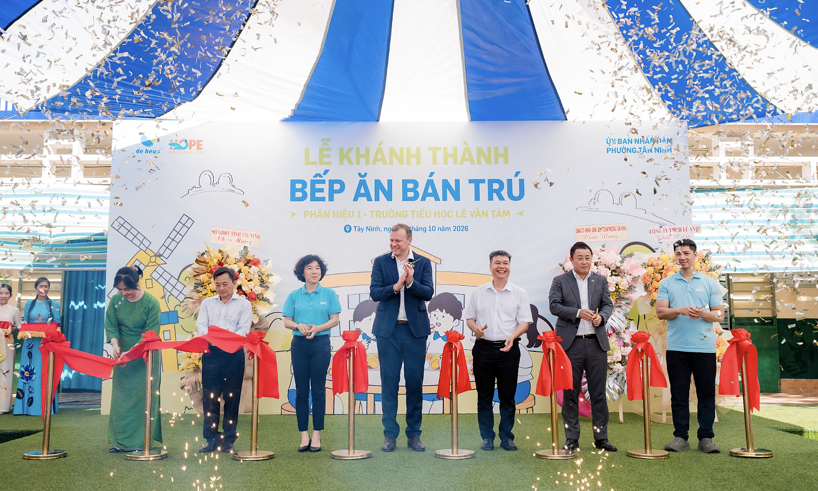 New boarding kitchen opens for more than 400 primary students in Tay Ninh