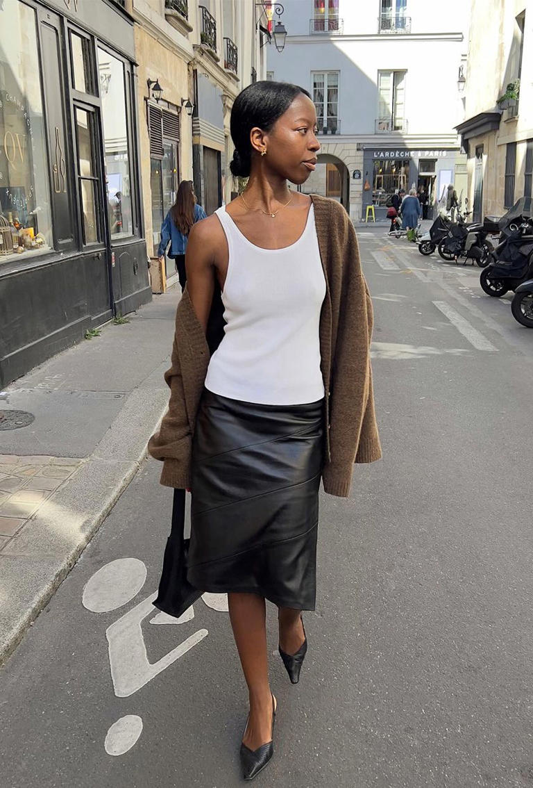 If You Like Parisian Style, Wear Your Sweaters Like This, This, and This