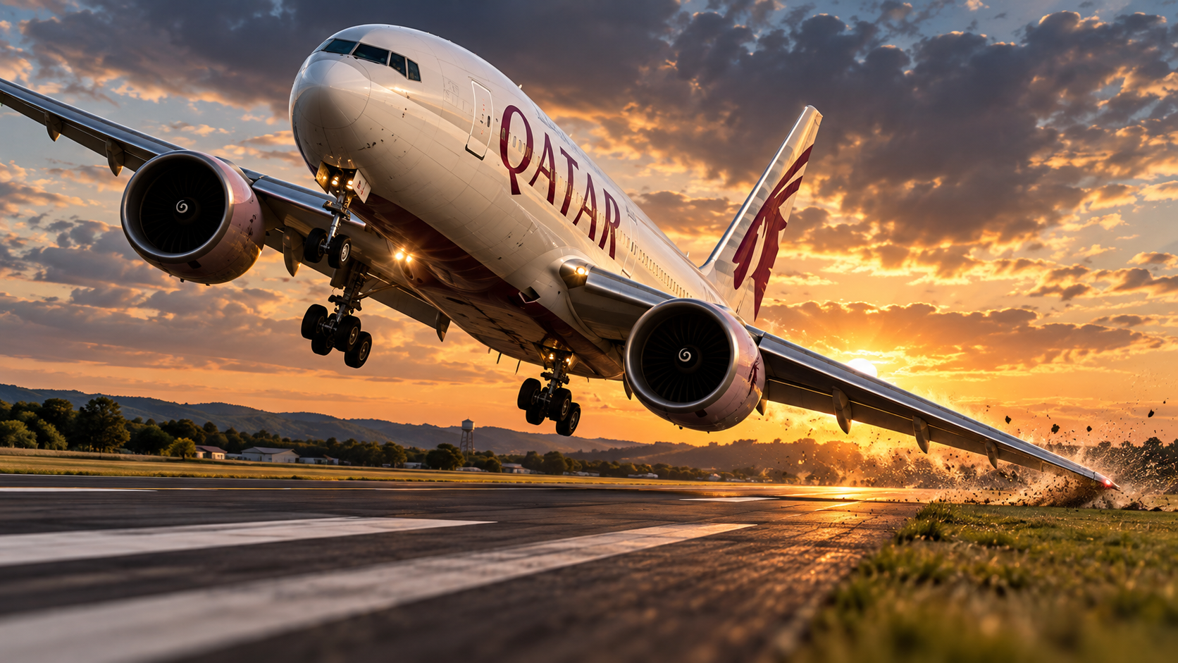 Qatar Boeing 777 Dangerous Low Flyby, FAA Investigation & Pilot ...