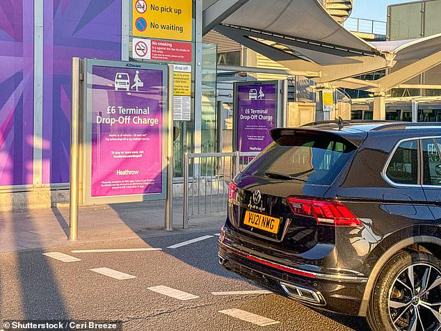 Extortionate airport drop-off fees of £10 for ten minutes face ...
