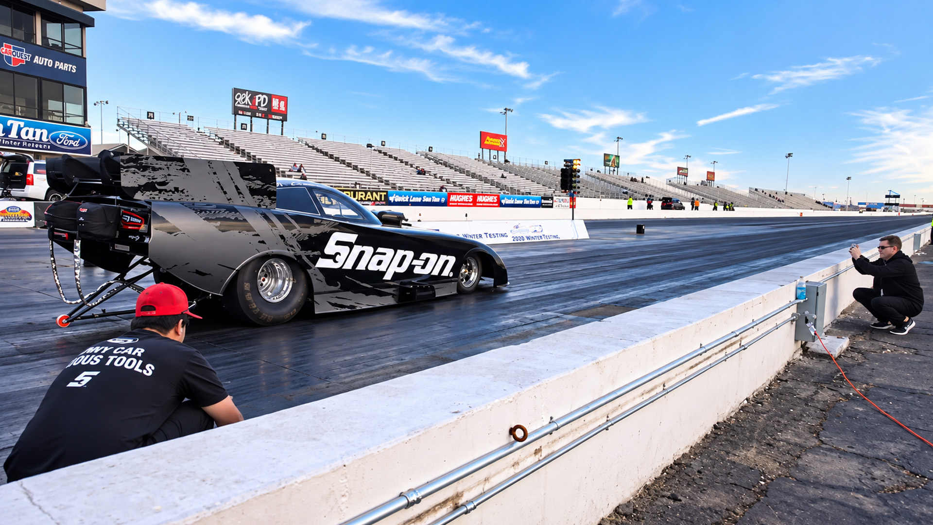 Capturing 300 MPH NHRA testing through the camera
