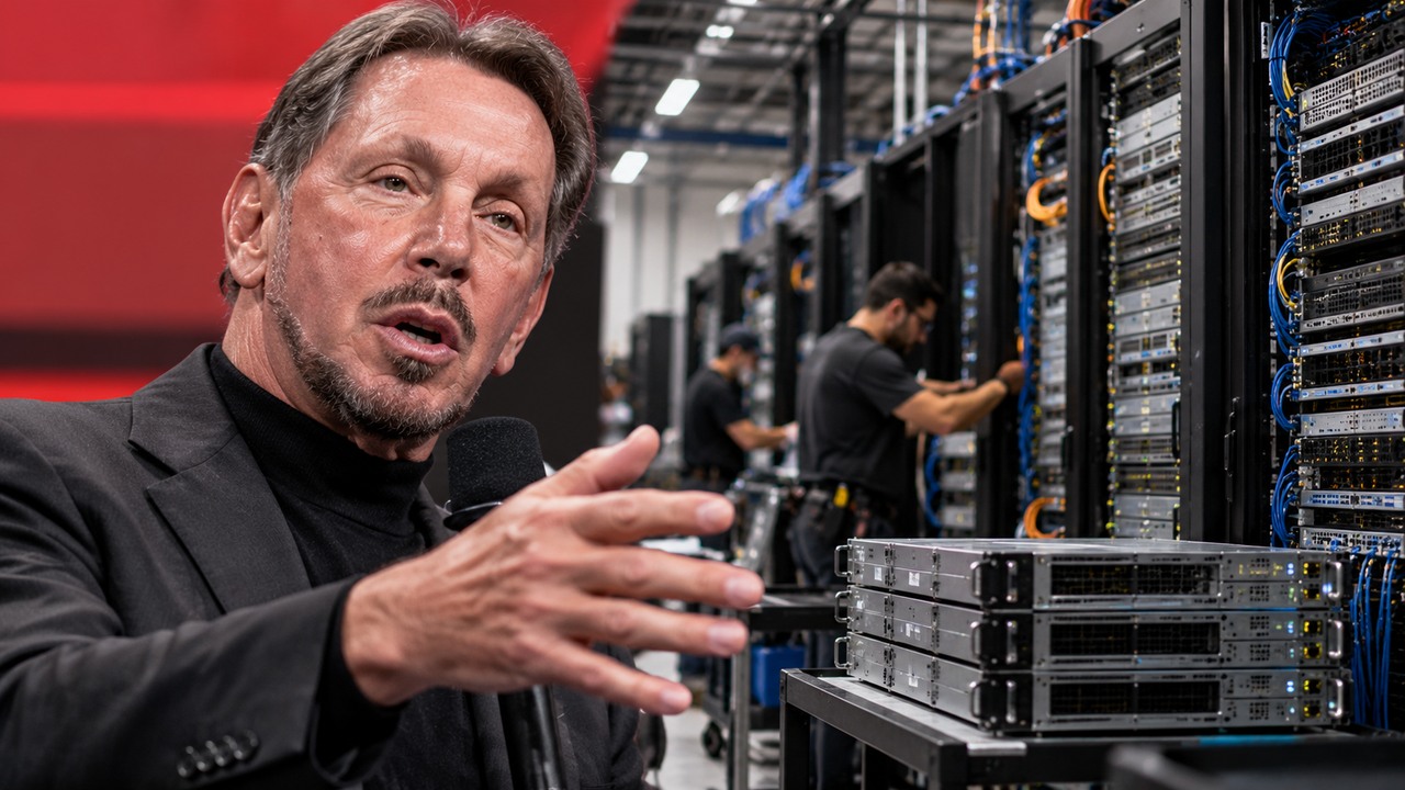 Larry Ellison built Oracle by letting customers pay for servers... now ...