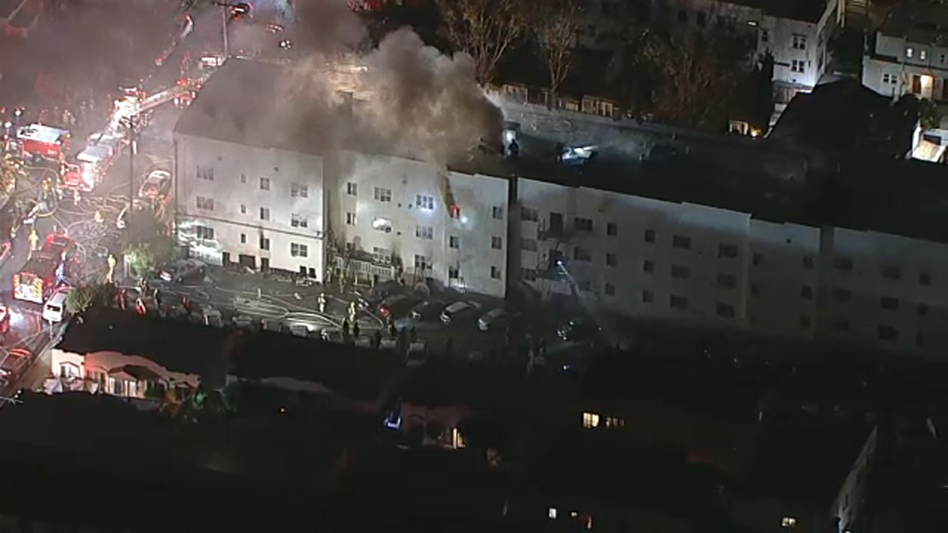 Basement fire at East Hollywood apartment building spreads to several ...