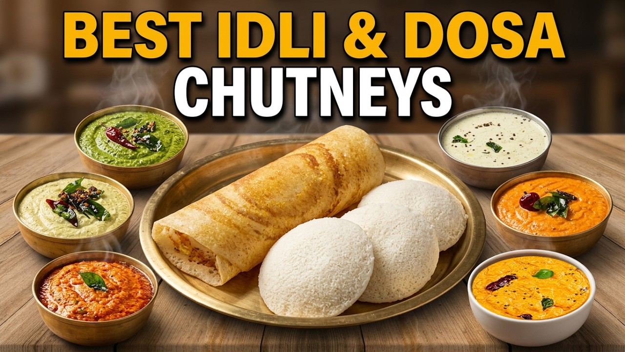 6 easy South Indian chutney recipes for idli and dosa